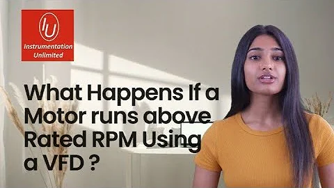 What happens if a Motor runs above rated RPM using a VFD ? @dineshdiwani