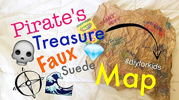 How to make a Faux Pirates Treasure Map \\ DIY + Tutorial
