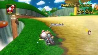 [MKW TAS] Mushroom Gorge - 1:39.662 (no-glitch)