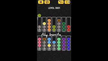 ball sort puzzle level 3821