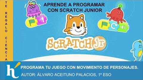 Aprende a programar con Scratch Jr: Mueve y esquiva personajes