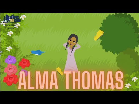 Alma Thomas Black History.Alma Thomas Book.Women's History Month.Deeper Than Read