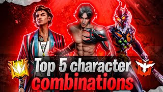 Top 5 Character Combination That Can Reach You To GRANDMASTER ✅
