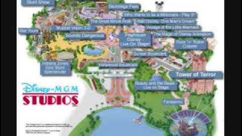Youtube M.G.M./hollywood studios INTERACTIVE MAP!