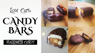 4 Keto Candy Bars | Low-Carb Twix, Almond Joy, Reeses Cups, Snickers Bar Recipes