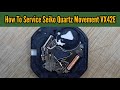 How to service seiko vx42 vx32 quartz movement  assemble and disassemble  watch repair channel