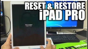 How To Reset & Restore your Apple iPad Pro - Factory Reset
