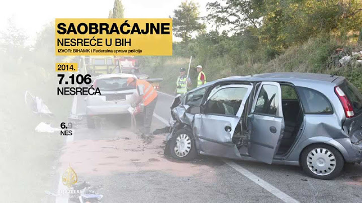 Povećan broj saobraćajnih nesreća u BiH