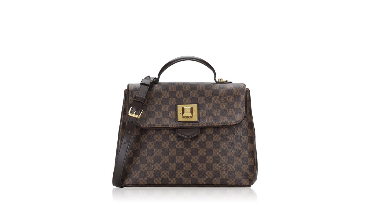 Louis Vuitton, Bags, Louis Vuitton Damier Ebene Bergamo Mm Shoulder Bag