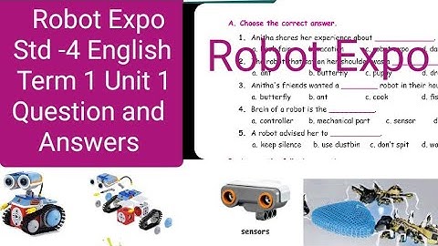 4th Std English Term1 Unit 1 Let us read (Robot Expo) & Book Back Exercises pgno 90-92 star Of Hope