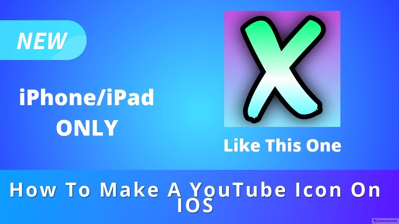 How To Make A Youtube Icon On Ios Iphone Ipad 2019 Youtube