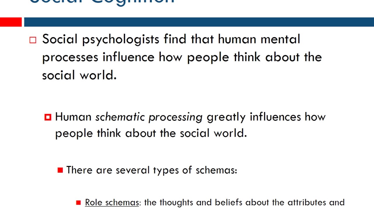 Social Cognition and Perception