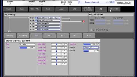 Korg microSTATION Editor tour.