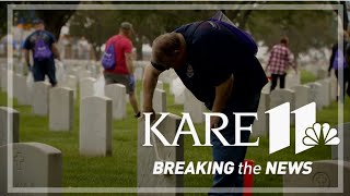 'We didn't forget': Volunteers clean gravestones at Fort Snelling