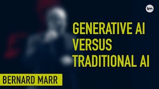What's The Difference Between Generative AI And Traditional AI?