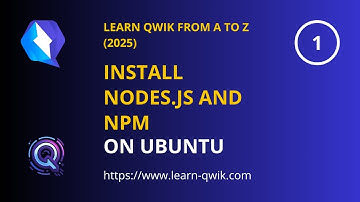 Install Node.js on Ubuntu (1/∞) | Learn Qwik from A to Z (2025)