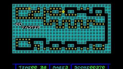 New Time Pacman PAC MAN 2000 Shuric Program SINCLAIR ZX SPECTRUM