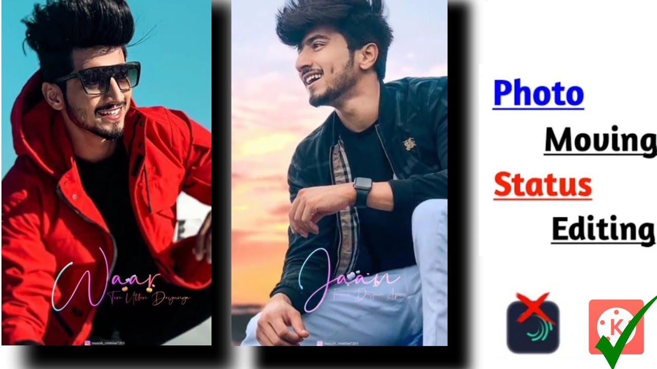 trending full hd screen video status editing moving photo editing kinemaster 