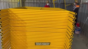 Ladder Frame Scaffolding Manufacturing-H Frames - Masonry Scaffolding Vertical Mason Frames-Wellmade