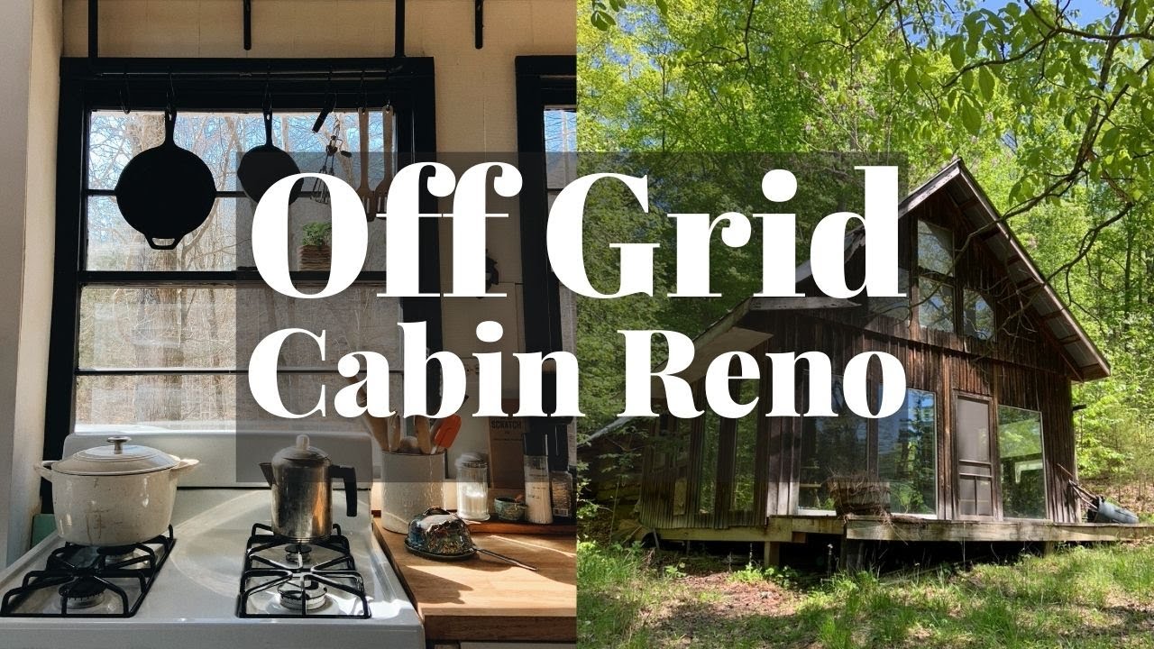 Visual Reference: Off Grid Cabin Renovation DIY Wrapping Loft Columns