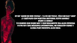 MICRO TDH - AMOR DE RED SOCIAL - LETRA