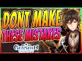 10 of the WORST MISTAKES you can make in Genshin Impact | Beginners Tips and Guide