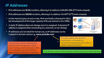 Edexcel GCSE Computer Science: The Internet & the Web - Topic 21 [OLD COURSE]