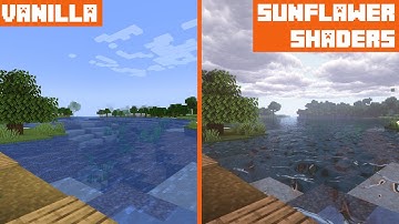 Vanilla vs Sunflawer Shaders | Shader Comparison