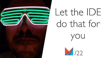Let the IDE do that for you by Sebastiano Poggi, JetBrains EN