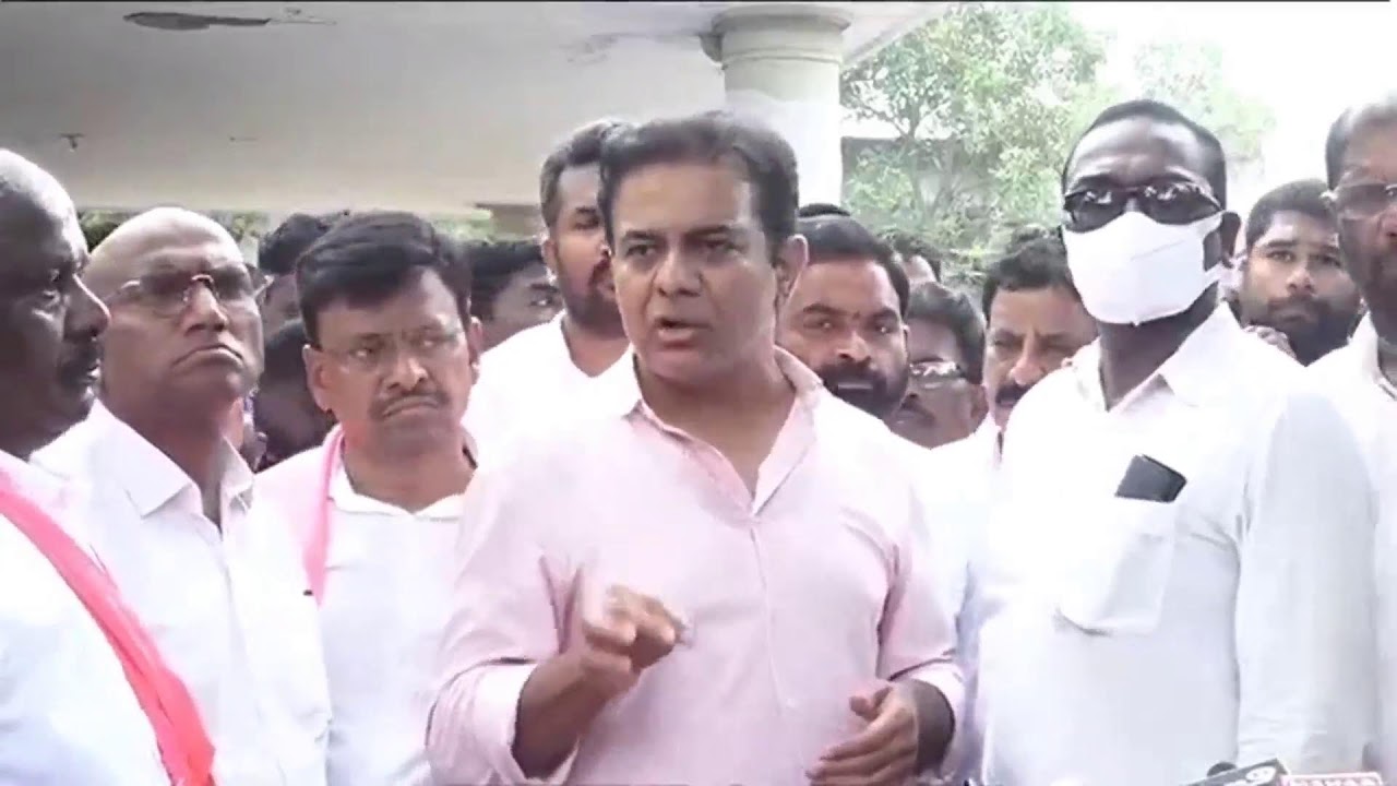 KTR Live : Addressing the media in Khammam @KTarakaRamaRao