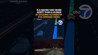 Waymo driverless car avoids crash on 10 Freeway in LA