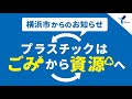 新しいプラごみの分別のお知らせ　プラスチックはごみから資源へ