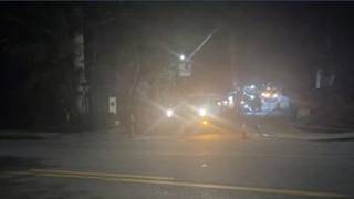 Chaotic Tesla crash in north Atlanta