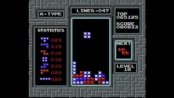 Tetris (NES) 100 lines, 6:28