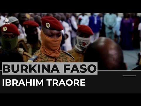 Ibrahim traore declared burkina faso president after coup