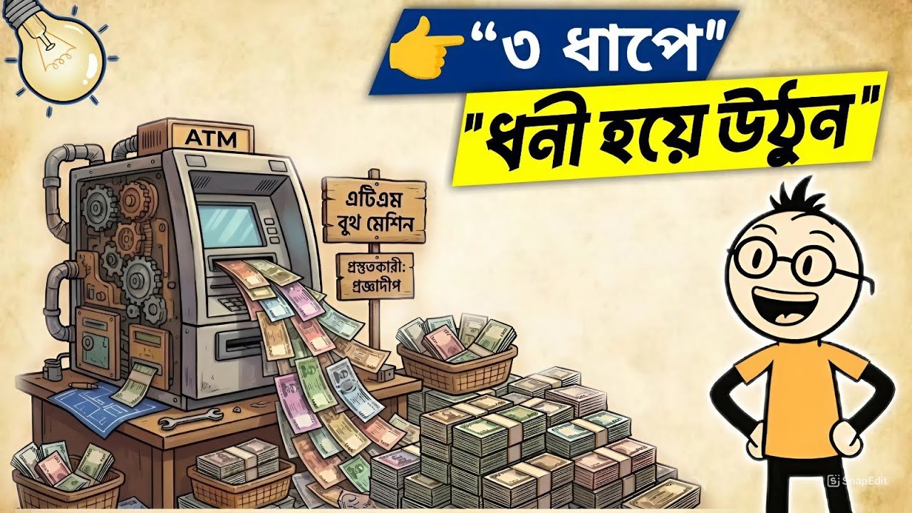 ধনী হওয়ার ৩টি বাস্তব ধাপ | Financial Freedom Bangla | Passive Income Guide