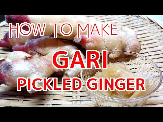 How to Make Homemade Pickled Ginger (Gari)【Sushi Chef Eye View】 | How To Sushi