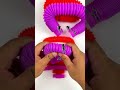 Pop Tubes Make Crunchy Voice #asmr #creative #fun #potubes #satisfying