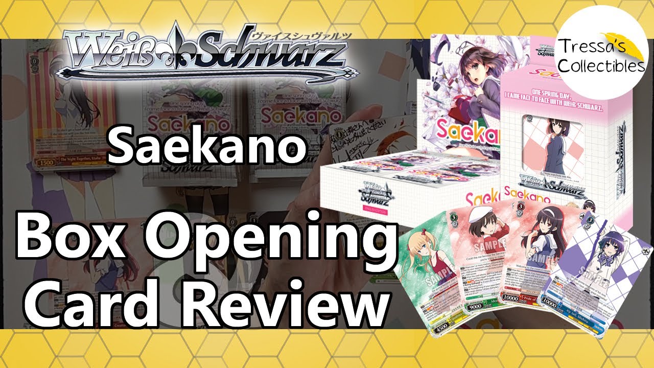 Weiss Schwarz TCG: Saekano The Movie Finale Booster Box - English 2023  Factory Sealed