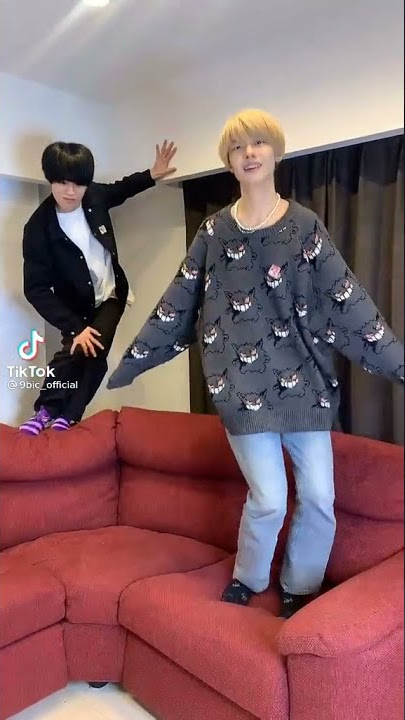 kiyoharu and keiichirou from 9bic dancing to rollin' by brave girls