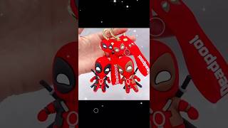 Deadpool Backpack Keychain, Couple Key ring #deadpool #marvel #spiderman #actionfigures