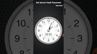 How To Hide Photos And Videos | Secret clock vault photo video locker | Only TechTalk screenshot 2