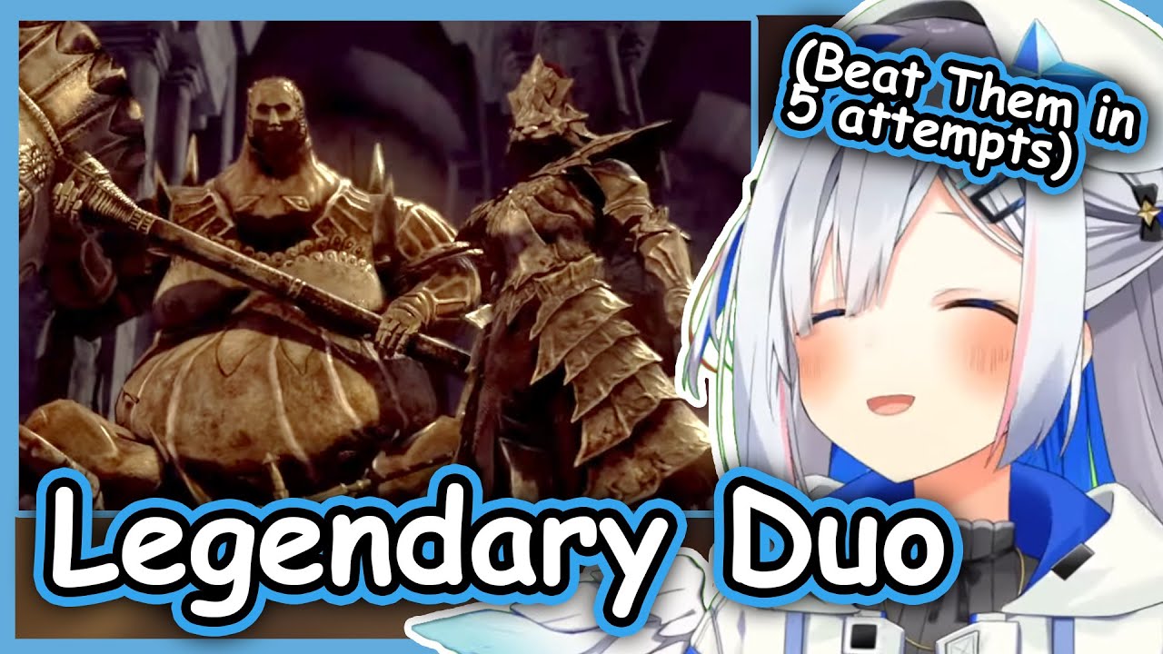 Kanata Cleared Ornstein And Smough Under 30 Minutes【Amane Kanata】【Hololive】【Eng Sub】