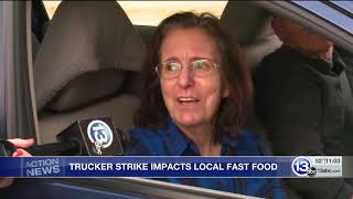 Trickle down effect on fast food chains after SYGMA delivery driver strike