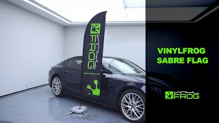 Product video for Vinylfrog Sabre Flag SKU : SAF01