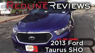 2013 Ford Taurus SHO Review, Walkaround, Exhaust, Test Drive