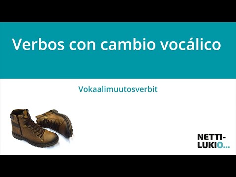 Espanja: Vokaalimuutosverbit (lukio)