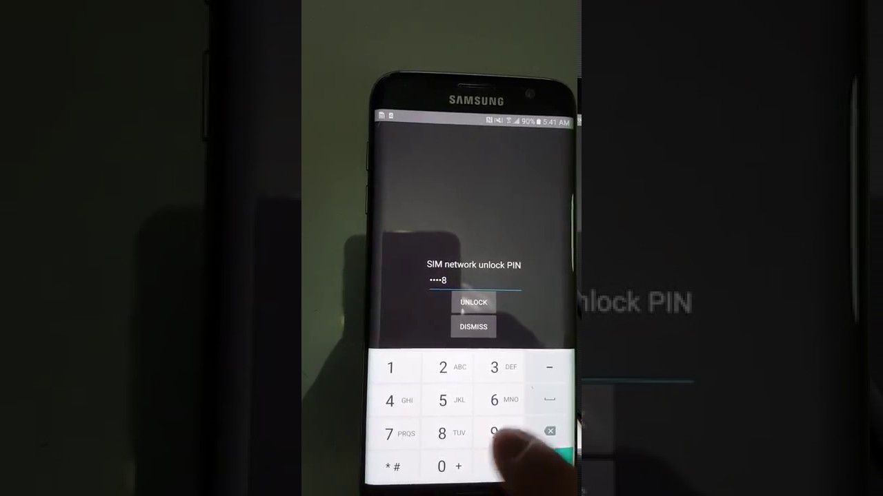 Samsung Galaxy S7 Edge Unlock Code Not Working Youtube