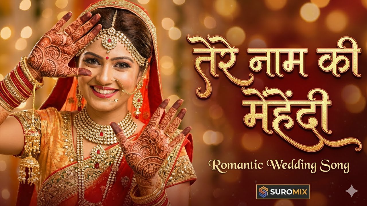 तेरे नाम की मेंहेंदी साजन | Mehndi Ceremony Song | New Hindi Wedding Song 2025 | SUROMIX