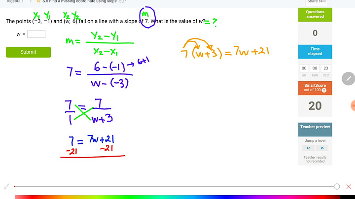 How to find a missing coordinate without slope calculator